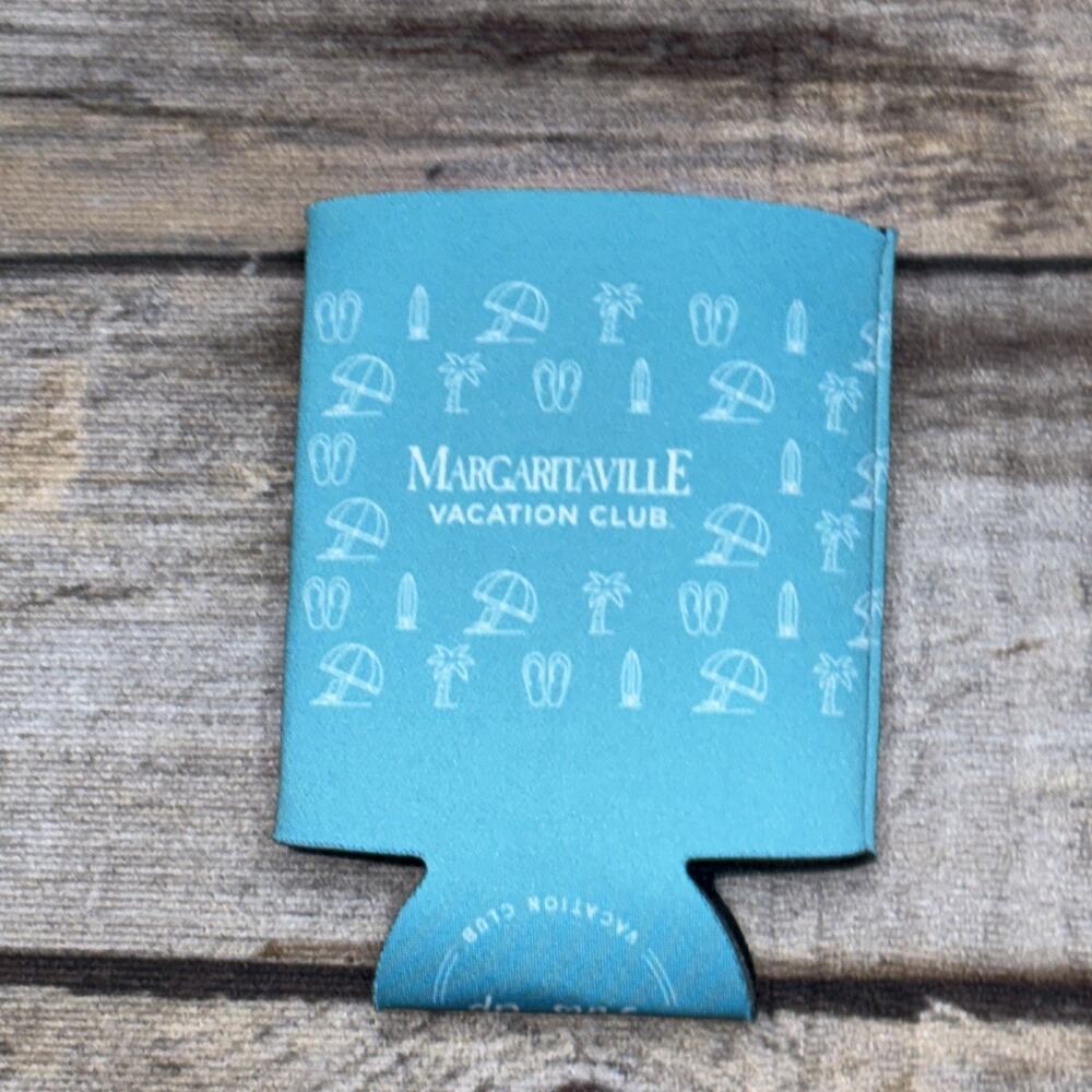 Margaritaville Vacation Club Can Koozie Blue Parrot Jimmy Buffet - Picture 1 of 2